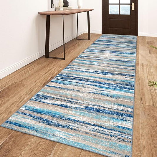 Modern Abstract Runner Rug 3x10 by lansny