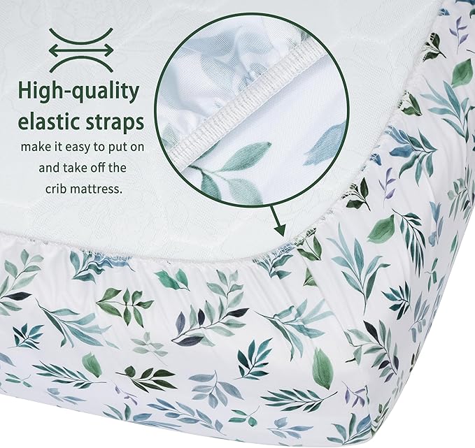 Pack and Play Sheets Fitted, 2 Pack Pack n Play Sheets - Image 4