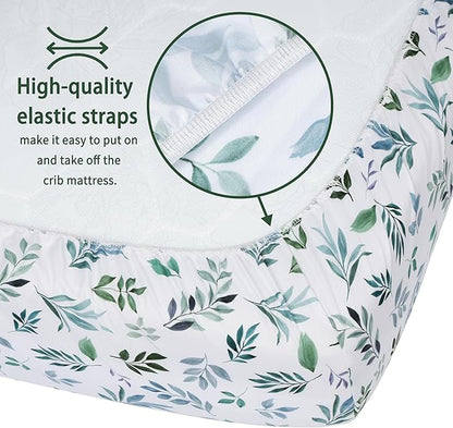 Pack and Play Sheets Fitted, 2 Pack Pack n Play Sheets - Image 4