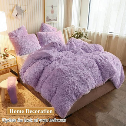 XeGe Faux Fur Throw Pillow Cases, Plush Shaggy Soft Pillow Covers, Fluffy - Image 6