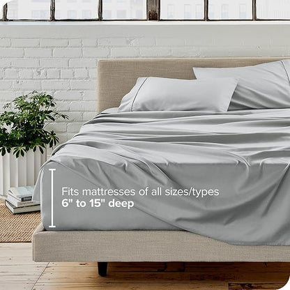 Bare Home Split Head Flex King Sheet Set - Image 6