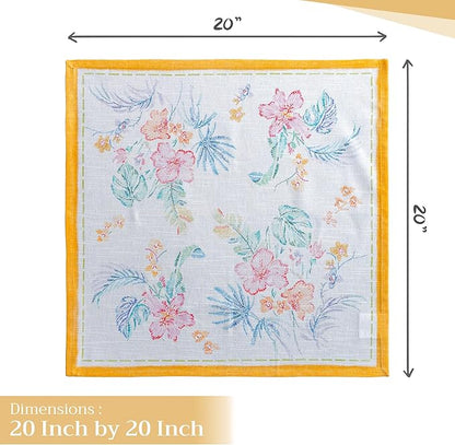Maison d' Hermine Cloth Napkins Set of 4 100% Cotton Everyday Reusable Square - Image 4