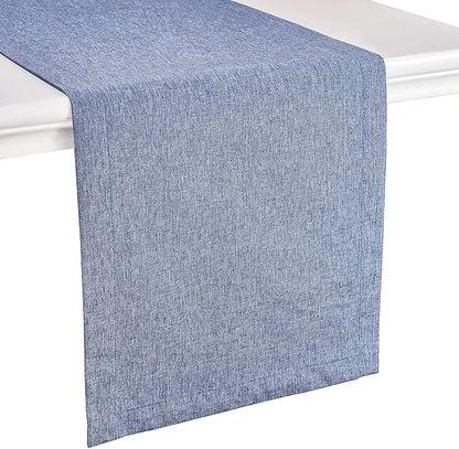 Mebakuk Linen Farmhouse Table Runner Large Burlap Style Soft and Waterproof by MebakukFocusingonHomeLife