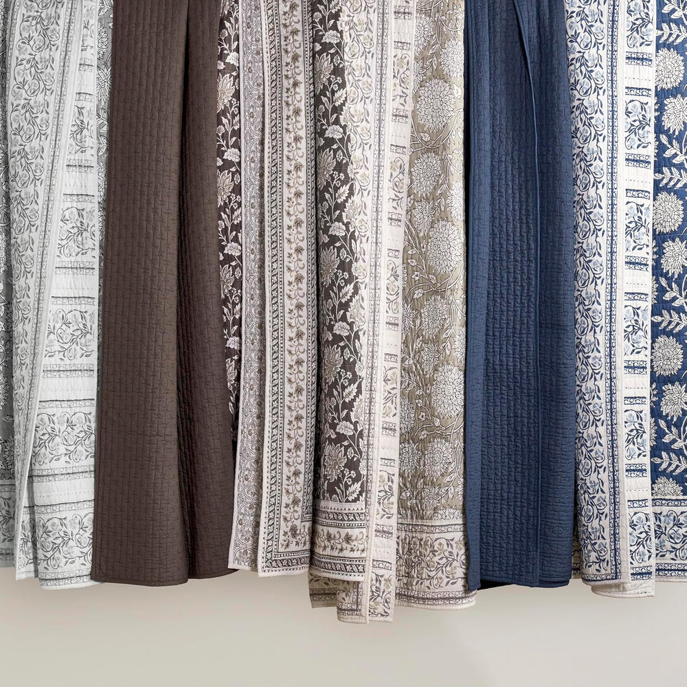 Levtex Home Adare Cocoa Reversible King/Cal King Quilt Set (106x92in) and 2 P...