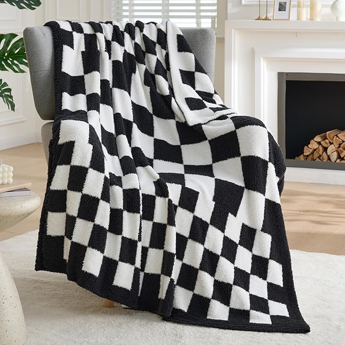 Joiedomi Throw Blanket for Couch, Cozy Cute Soft Throw Home Room Decor by Joiedomi