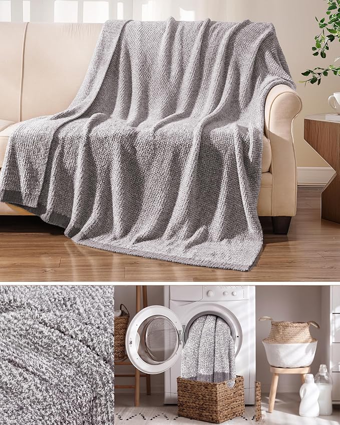 Super Soft Throw Blanket 60 x 80 Inches, Half Side Plush Fuzzy Blanket - Image 6