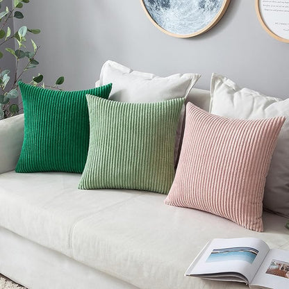 MIULEE Pack of 2 Pillow Covers Soft Soild Decorative Throw Pillow Covers Set - Image 7