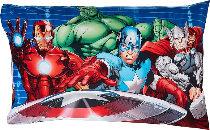 Marvel Avengers Assemble Pillow Case by JayFranco
