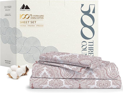 Mayfair Linen 100% Cotton Printed Bed Sheets Twin XL Set by MayfairLinen