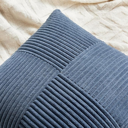 Fancy Homi 2 Packs Dusty Blue Lumbar Decorative Throw Pillow Covers 16x32 Inch - Image 4