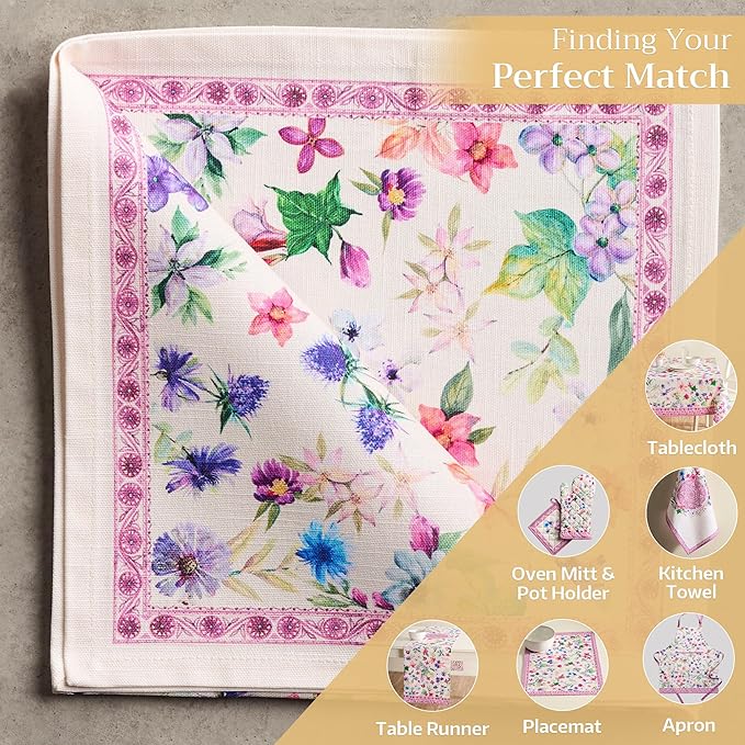 Maison d' Hermine Cloth Napkins Set of 4 100% Cotton Everyday Reusable Square - Image 5