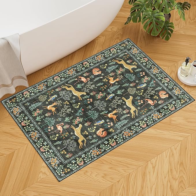 DUKINO 2x3 Rug, Washable Animal Rugs - Image 5
