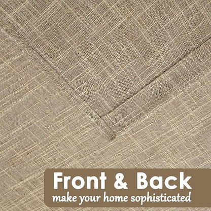 Beda Home Tassel Linen Textured Swag Valances - Image 4