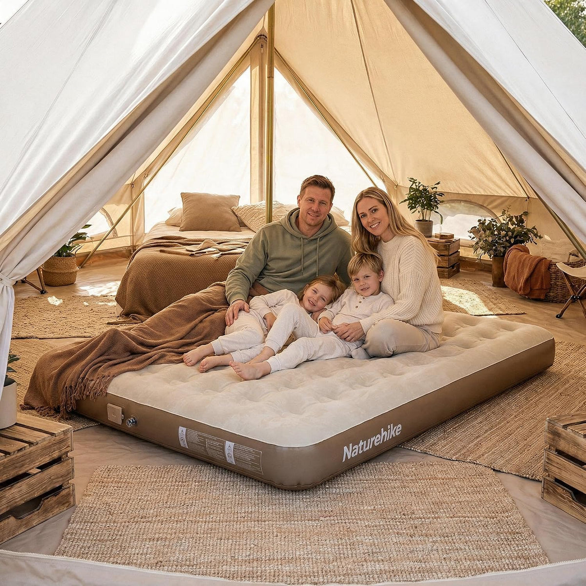 naturehike california king air mattresses with rechargeable built-in, view 9