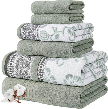 modern threads 6 piece bath towel set –, main product view