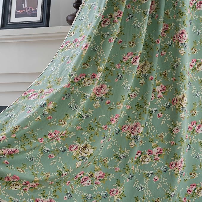 ENJOYBRIDAL Floral 96 Inch Curtains by ENJOYBRIDAL