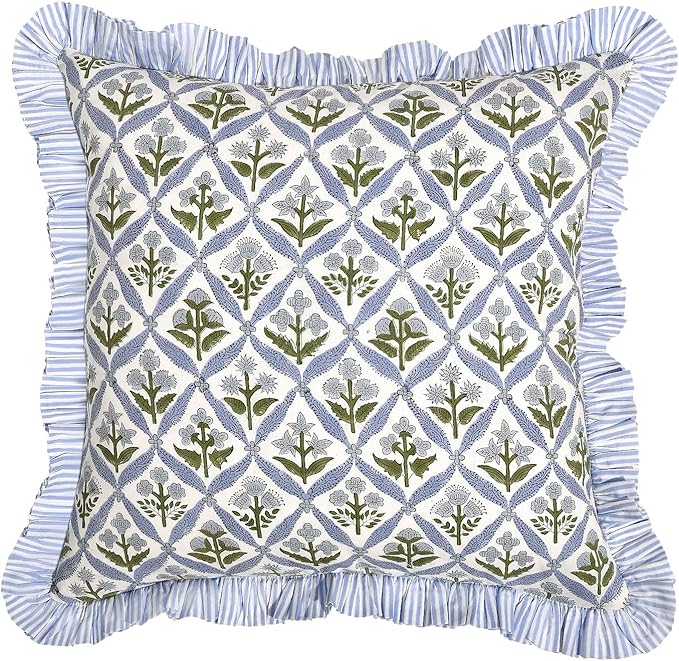 Ridhi Modern Farmhouse Pillow Covers Decorative Cotton Throw Pillow Covers Set - Image 7