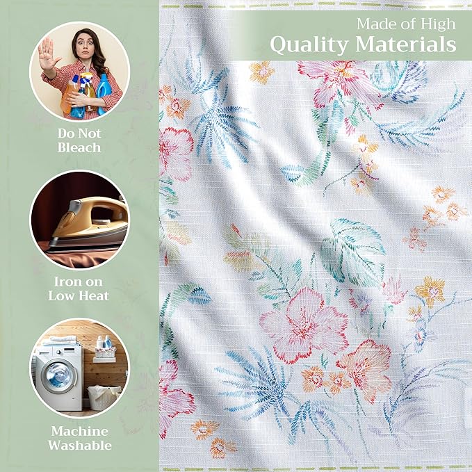 Maison d' Hermine Cloth Napkins Set of 4 100% Cotton Everyday Reusable Square - Image 3