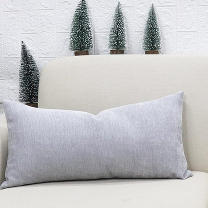 Slow Cow Cashmere Rectangular Pillow Cover Pillowcase Decorative Lumbar Throw - Image 6