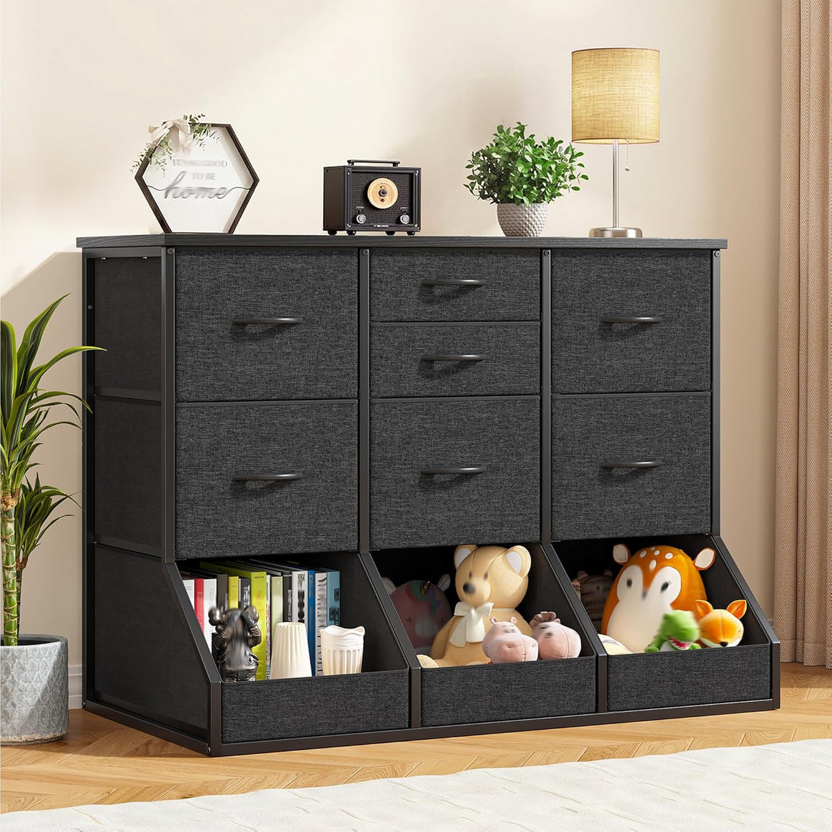 romorgniz dresser for bedroom, 7 drawer and 3, main product view