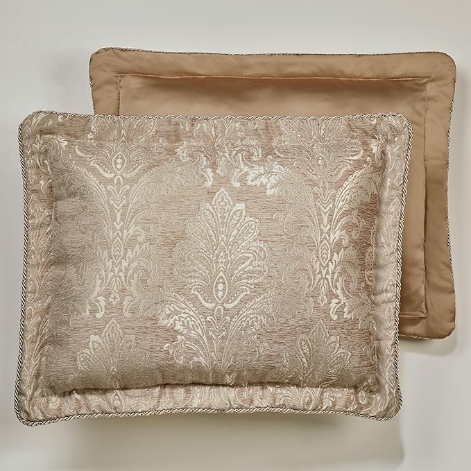 Touch of Class Camelot Luxury Bedding | Neutral Almond | Matte Satin Damask on - Image 3