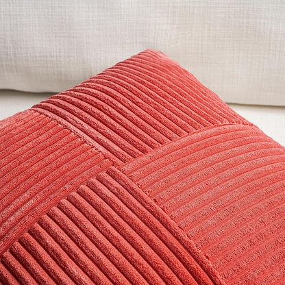 Fancy Homi 2 Packs Red Lumbar Decorative Throw Pillow Covers 14x24 Inch - Image 3