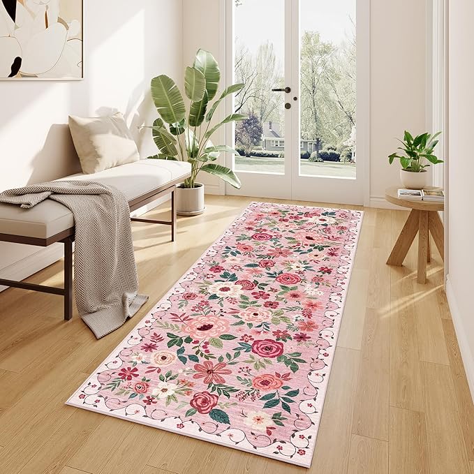 DUKINO 2x6 Kitchen Runner Rug for Hallway, Washable Runner Rug - Image 4