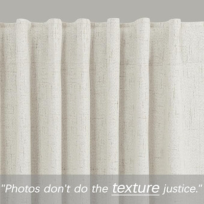 KOUFALL Extra Long and Wide 70 x 108 Inch Blackout Curtains, High Ceiling - Image 4