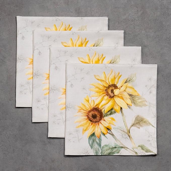 Maison d' Hermine Cloth Napkins Set of 4 100% Cotton Everyday Reusable Square - Image 9