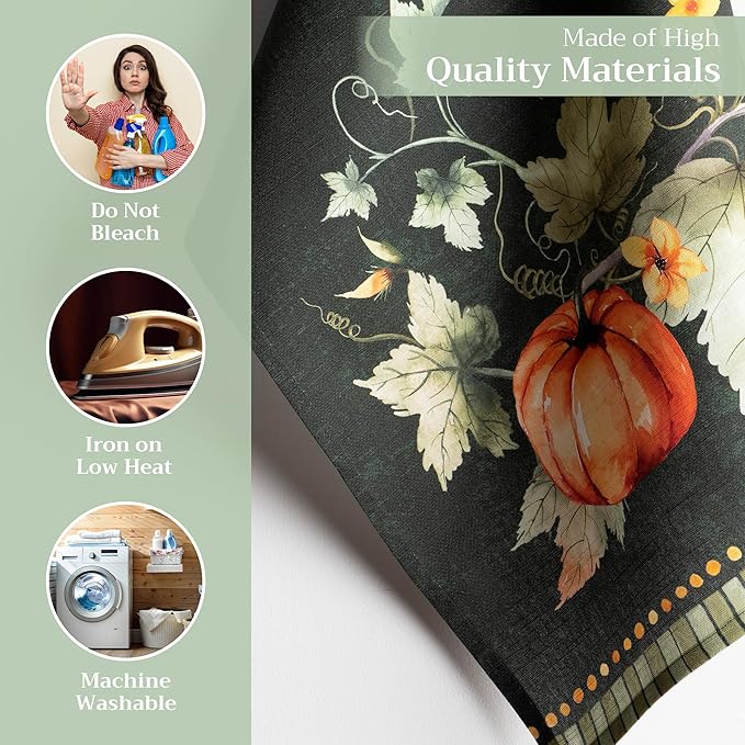 Maison d' Hermine Kitchen Towels Set of 3 100% Cotton 20" x 27.5" Reusable - Image 3