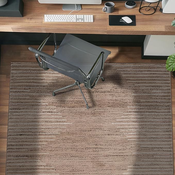 Rugshop Bohemian Stripe Stain Resistant High Traffic Living Room Kitchen - Image 7