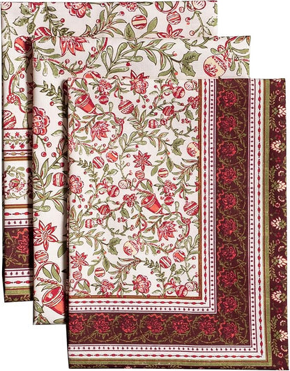 Maison d' Hermine Kitchen Towels Set of 3 100% Cotton 20" x 27.5" Reusable by MaisondHermine