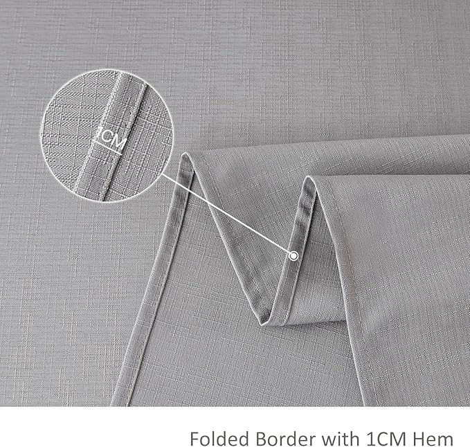 maxmill Square Tablecloth Water Resistance Antiwrinkle Spill Proof Linen - Image 6