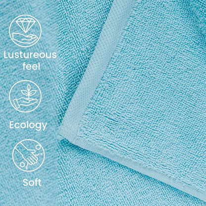 hillfair 100% cotton 2 pc xxl oversized bath on a desk or shelf