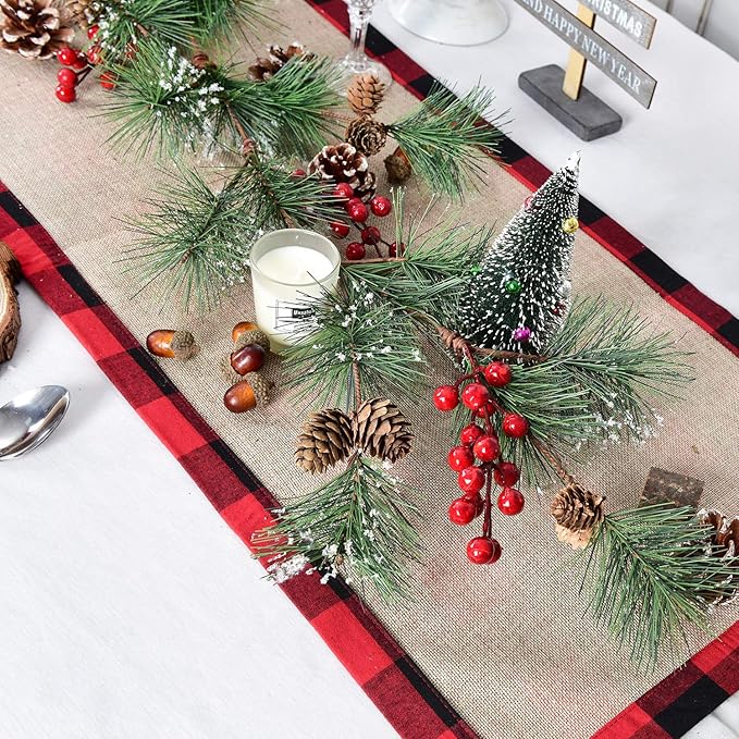 6 feet Christmas Pine Garland - Image 3