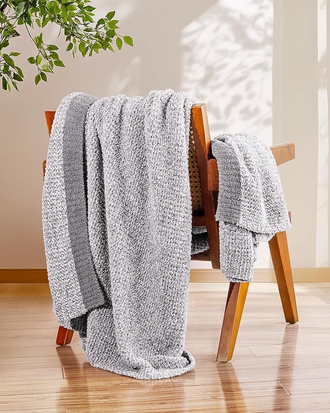 Super Soft Throw Blanket 50x60 Inches, Half-Side Plush Fuzzy Blanket - Image 2