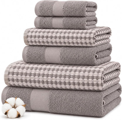 modern threads 6 piece bath towel set –, main product view