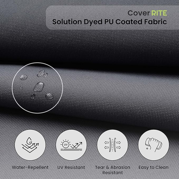 Covers & All CoverRite Rectangle High Back Chair Cushion, 600 Denier, Foam Seat - Image 4