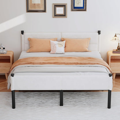 metal bed frame,14inch full size bed frame with, main product view
