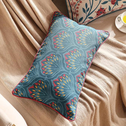 Navy Blue Throw Pillow Covers, Rustic Animal Print - Image 6