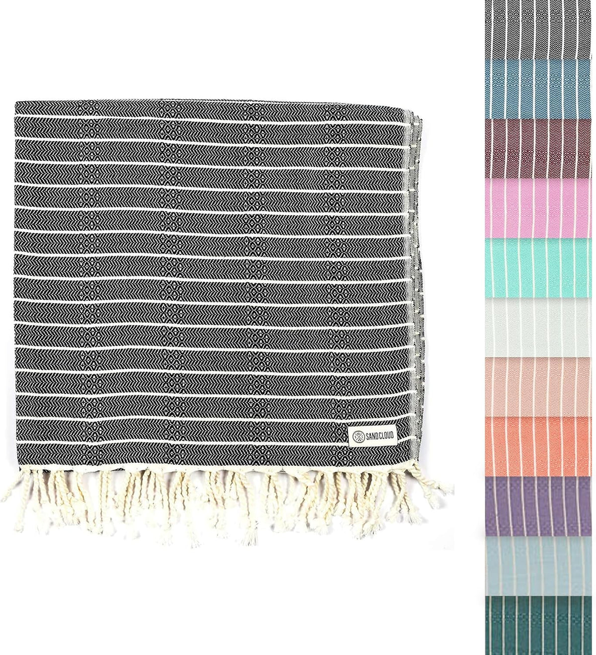 sand cloud turkish beach towel - sand resistant, main product view