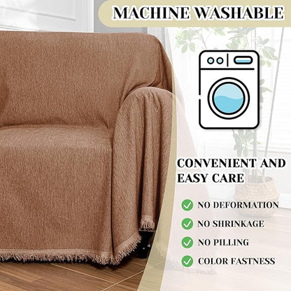 MEETSKY Oversized Chair Cover Armchair Small Couch Cover Single Sofa Cover - Image 5