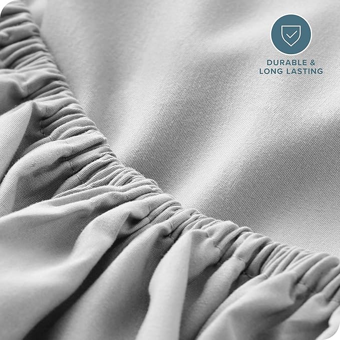 Bare Home Fitted Bottom Sheet California King Size - Image 5