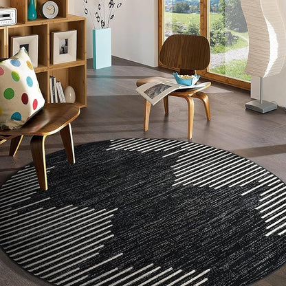 Rugshop Bohemian Stripe Stain Resistant High Traffic Living Room Kitchen - Image 9