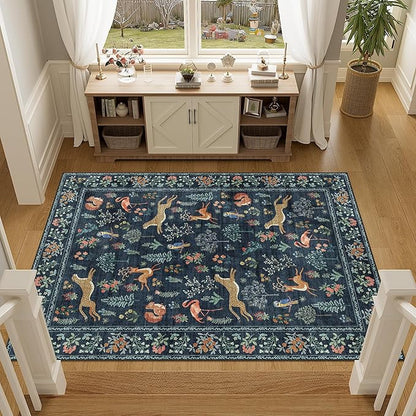 DUKINO 3x5 Rug, Washable Animal Area Rug - Image 3