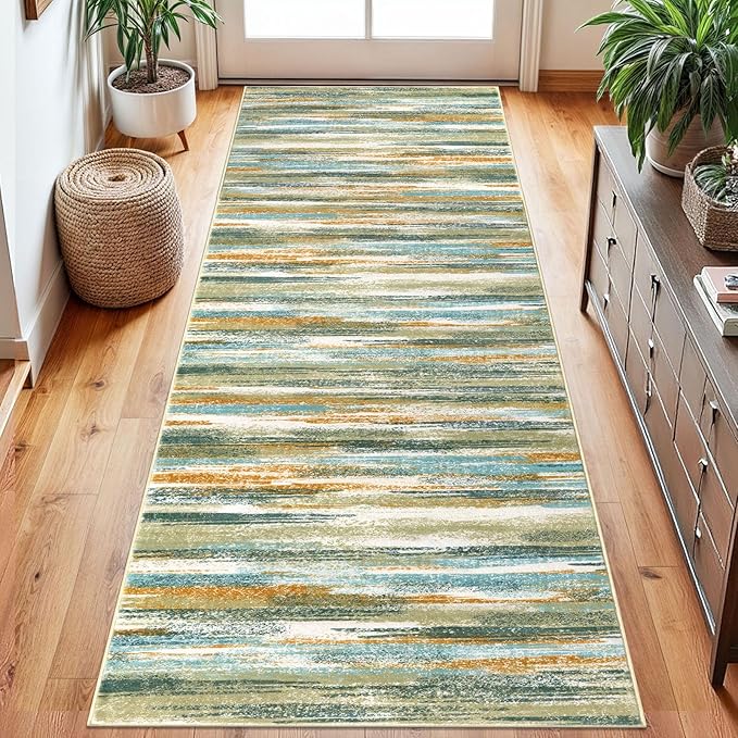 Modern Abstract Runner Rug 2.6x8 by lansny