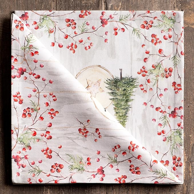 Maison d' Hermine Cloth Napkins Set of 4 100% Cotton - Image 9