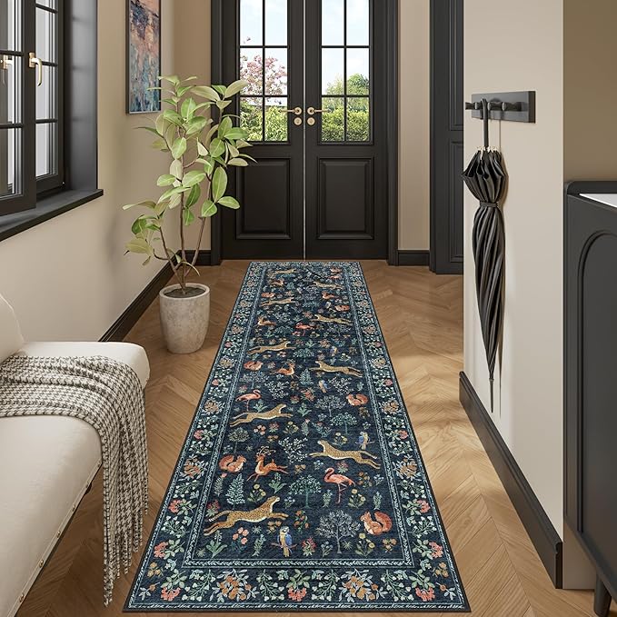 DUKINO 2x10 Rug for Hallway, Washable Kitchen Runner Rug - Image 5