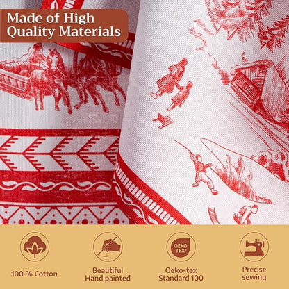Maison d' Hermine Cloth Napkins Set of 4 100% Cotton - Image 3