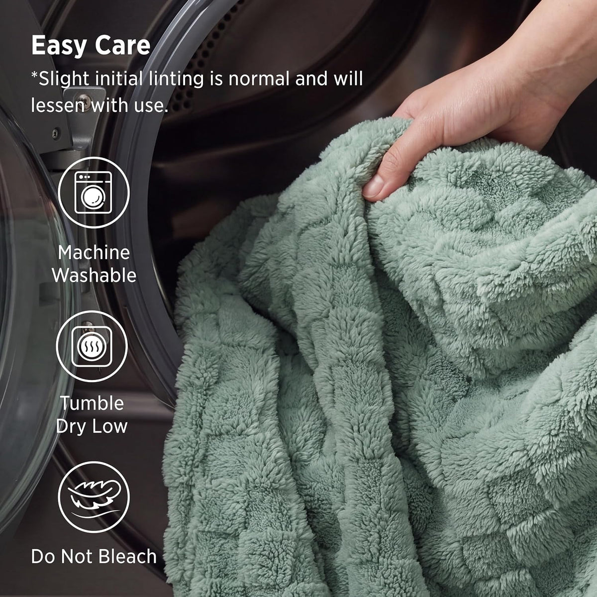 bedsure checkered soft cozy full blanket for bed, package contents